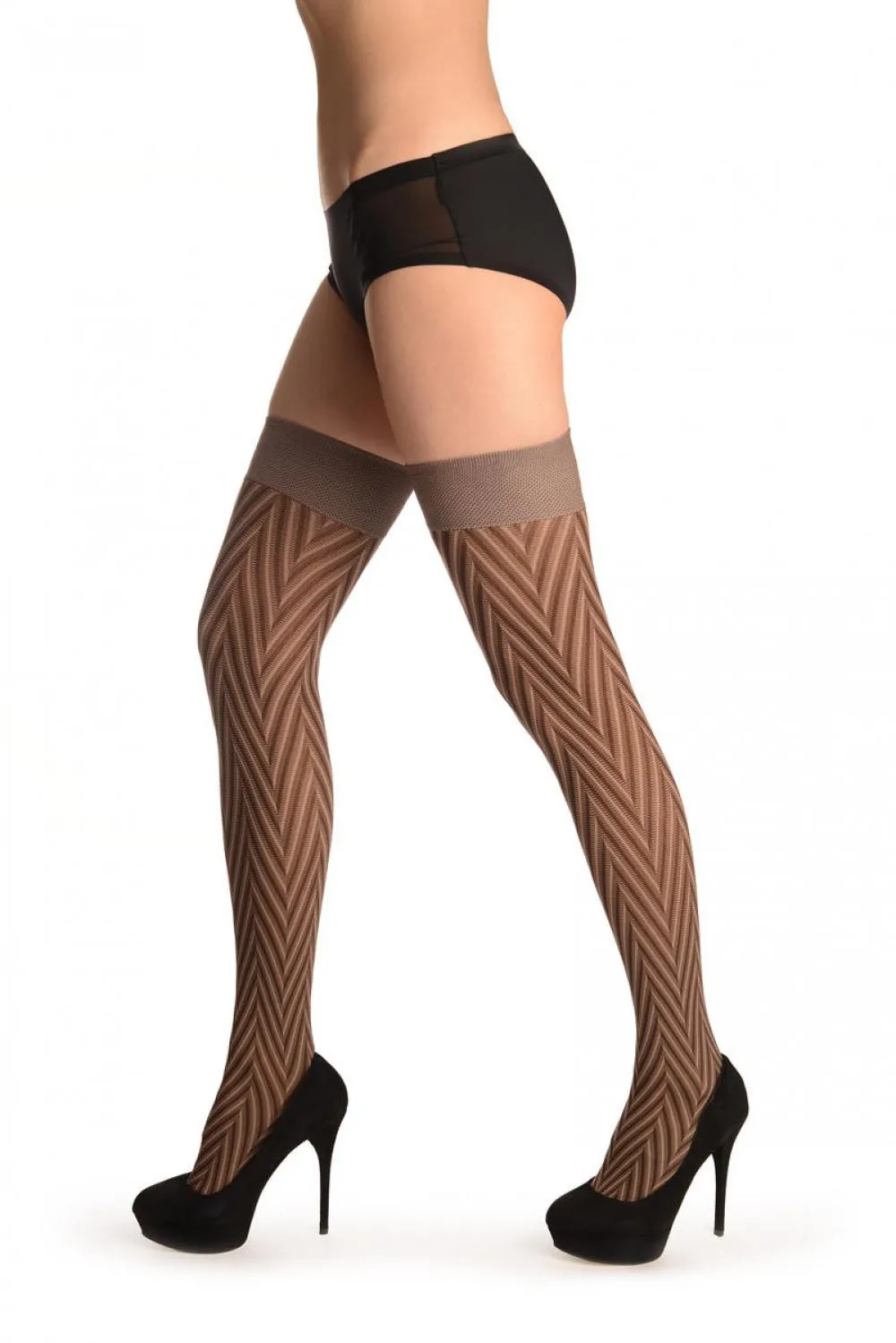 Beige, Light Brown & Dark Brown Woven Tree