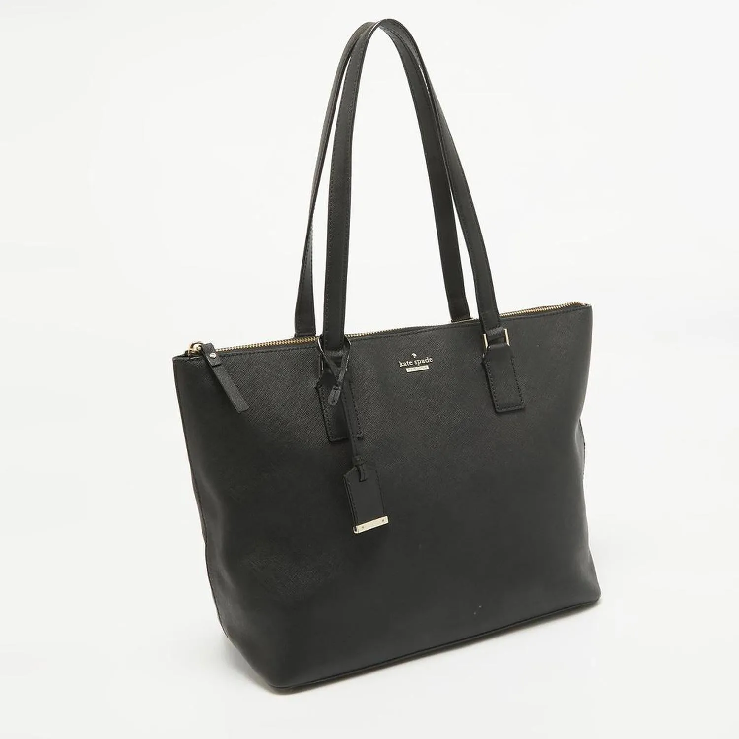 Black Leather Cameron Street Lucie Tote