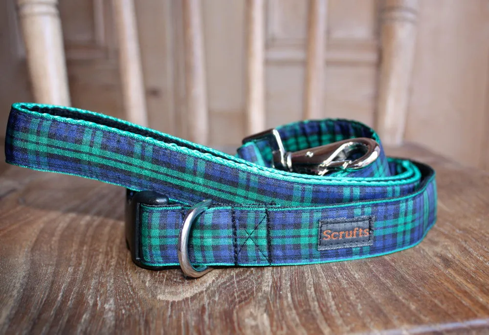 Black Watch Designer Dog Collar