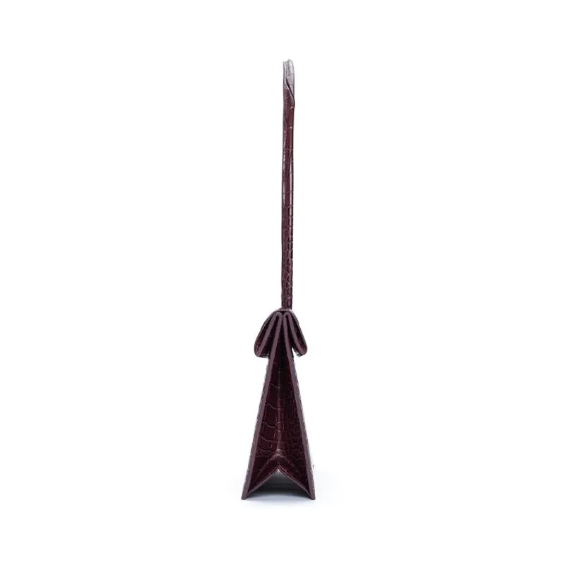 Click Medium Foldable Shoulder Bag - Bordeaux