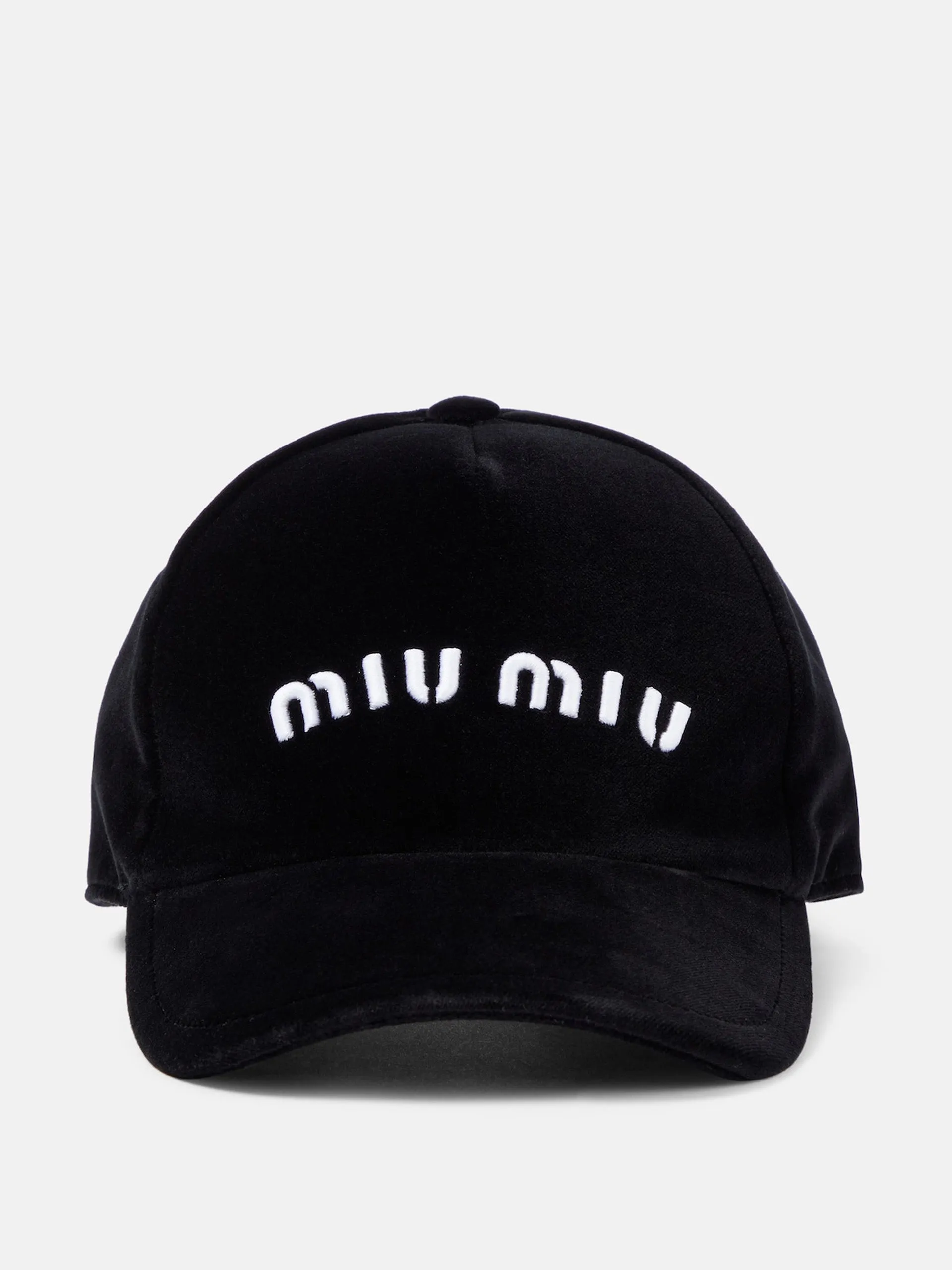Logo denim baseball cap