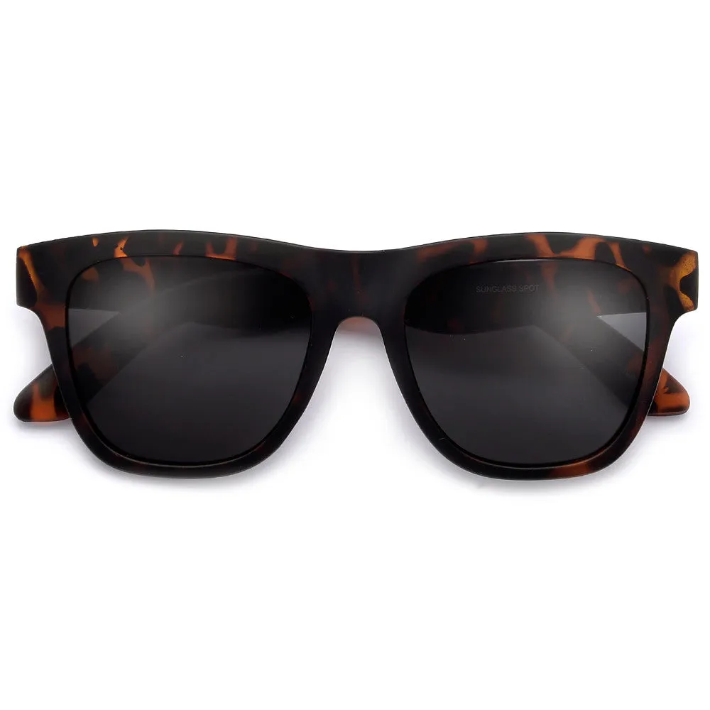 Modern Flat Lens Classic 80's Sunglasses