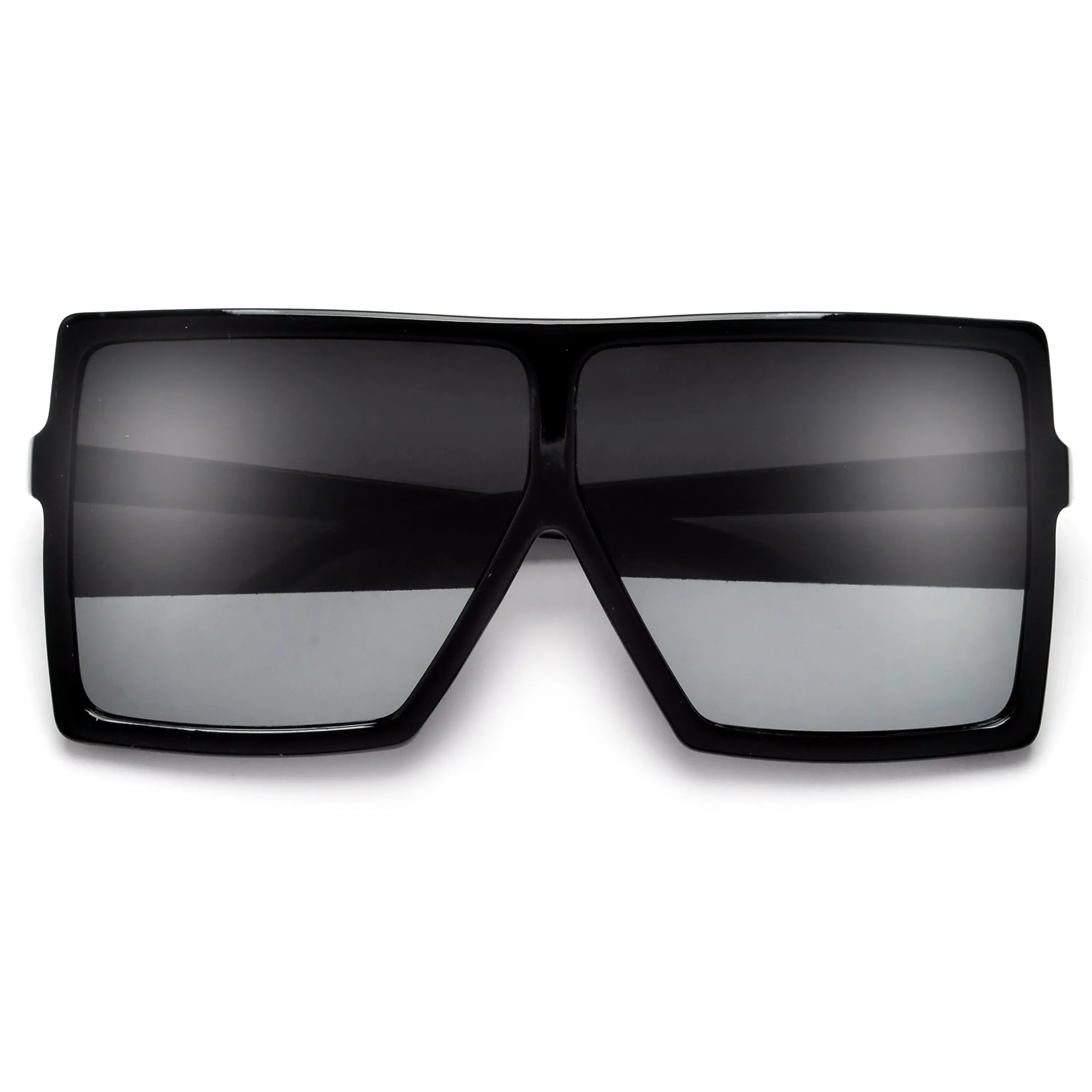 OVERSIZE BOLD SQUARED OFF BLOCK SUNGLASSES
