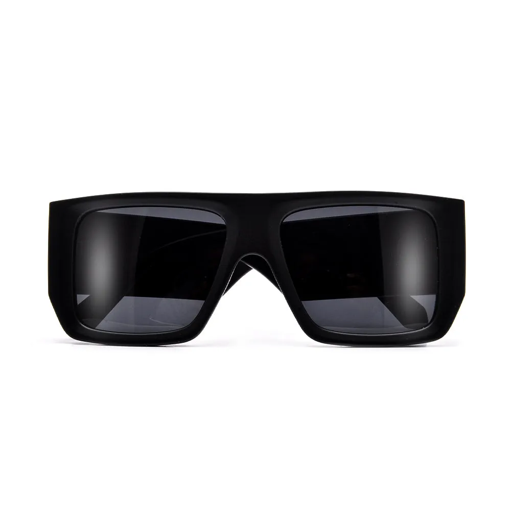OVERSIZE FLAT GEOMETRIC RETRO CHIC SUNNIES